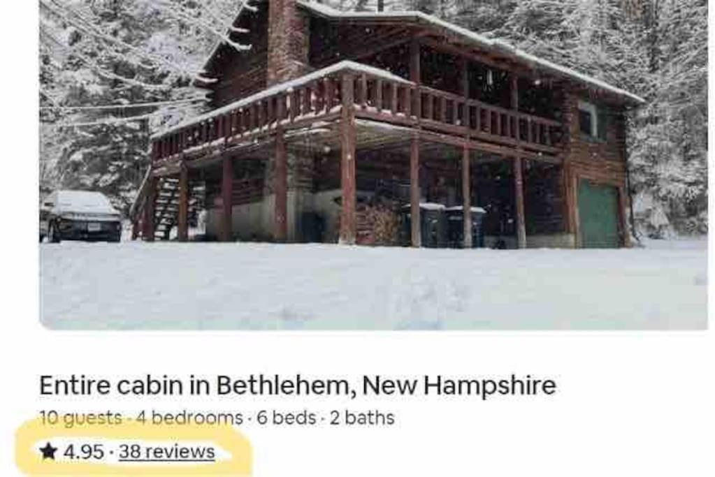 Family-Focused & Pet-Friendly Log Cabin With 4Br 2Ba Sleeps 10 Бетлегем Екстер'єр фото